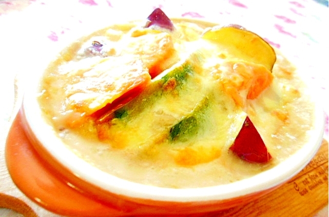 お家で簡単にカフェ風 彩り良いとろ りの ドリア で手軽ランチ デイリシャス 楽天レシピ