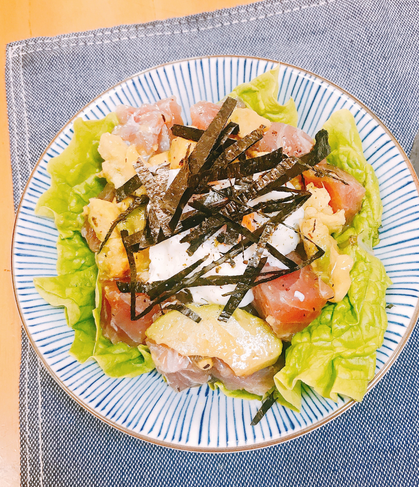 糖質制限 アボカドとマグロのタイ風ポキ レシピ 作り方 By Huni フニ飯 楽天レシピ