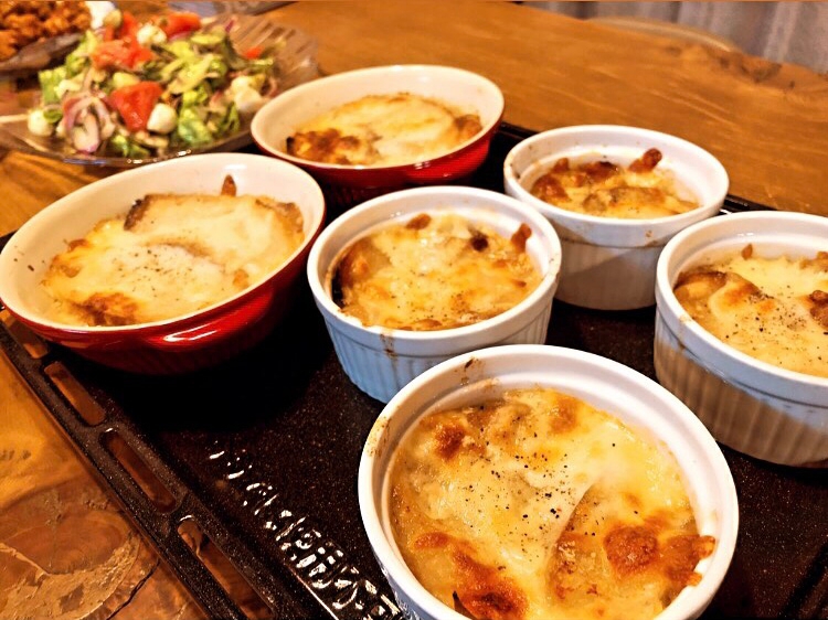 簡単本格的 オニオングラタンスープ レシピ 作り方 By 保育園栄養士の考える激うま簡単レシピ 楽天レシピ
