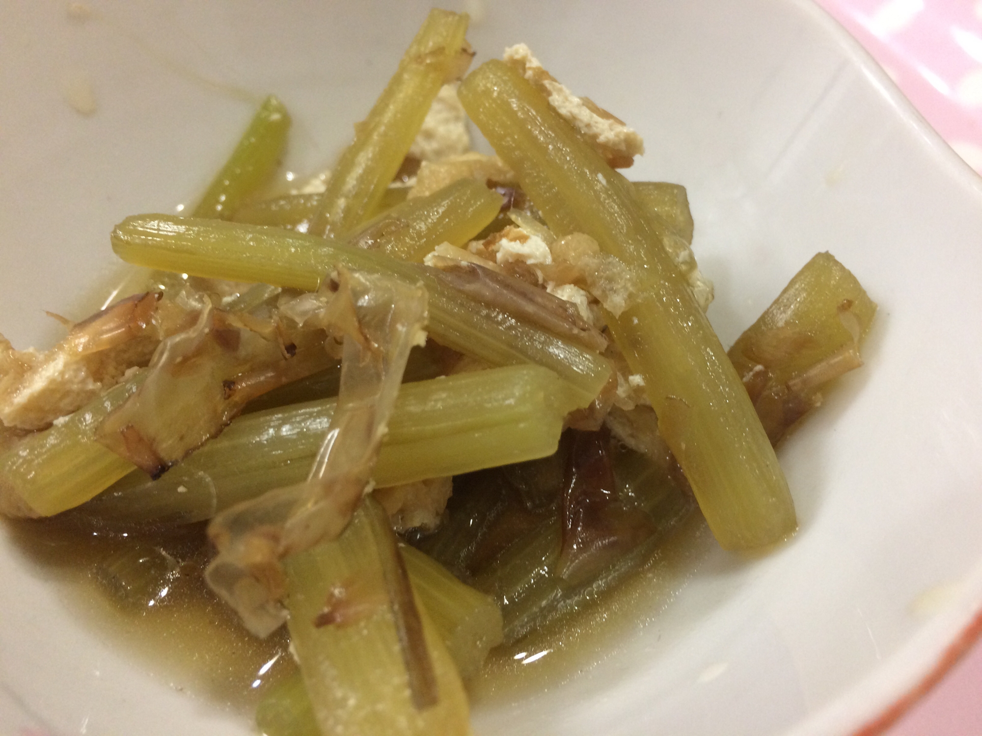 簡単!ふきと油揚げの煮物