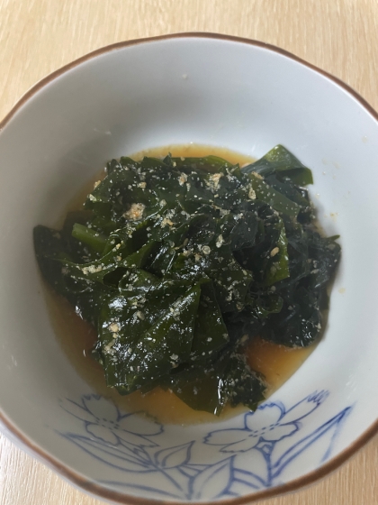 シンプル美味♪わかめだけの酢の物