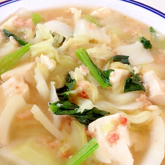 カニ缶でお豆腐と白菜の簡単うま煮 レシピ 作り方 By Chicoro 楽天レシピ