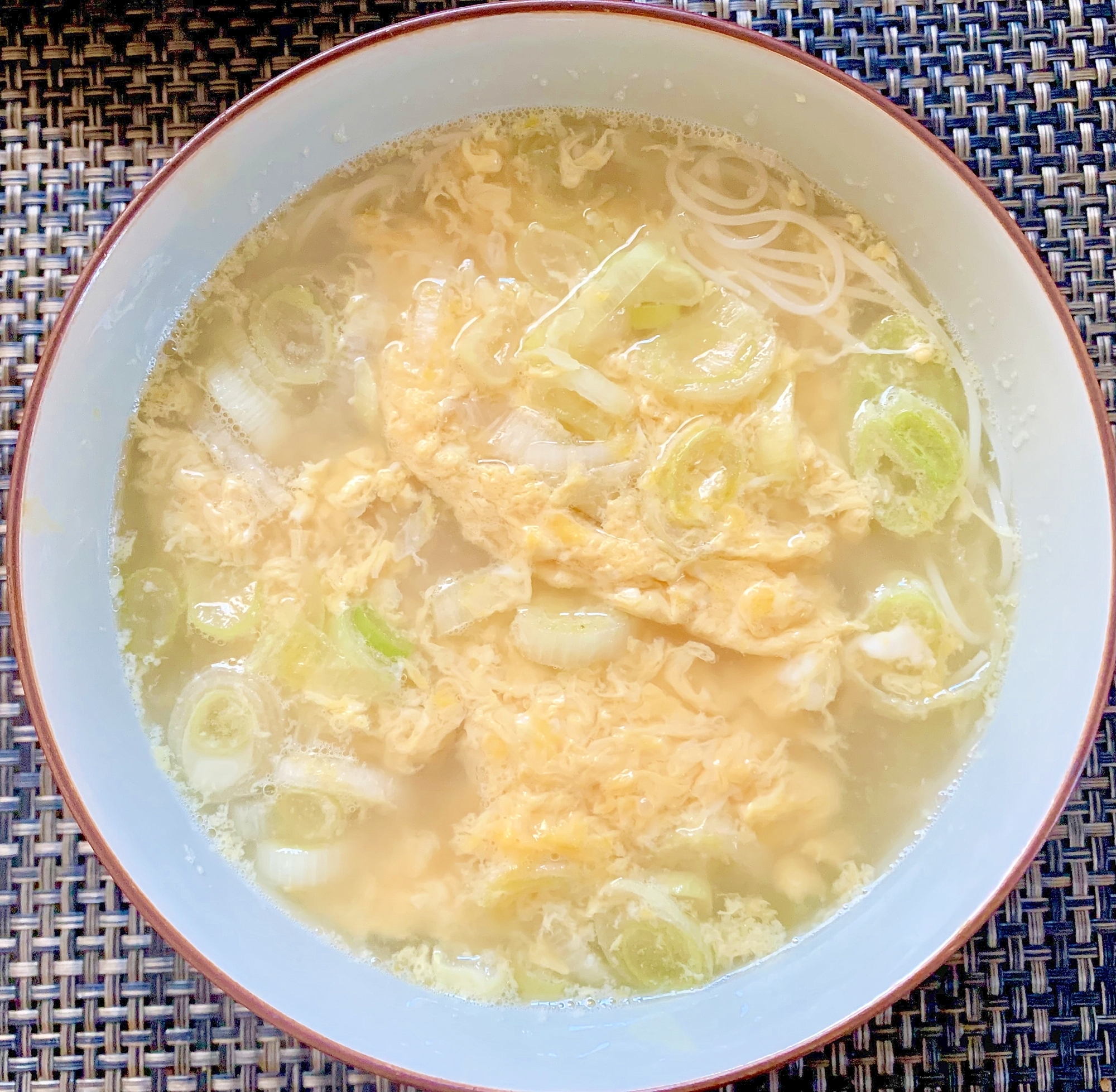 【簡単でヘルシー】ねぎと卵の煮麺