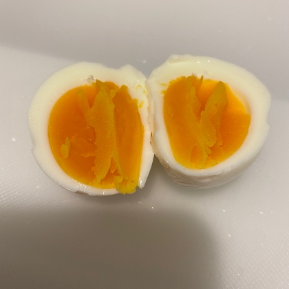 ゆで卵の作り方（やや半熟編）