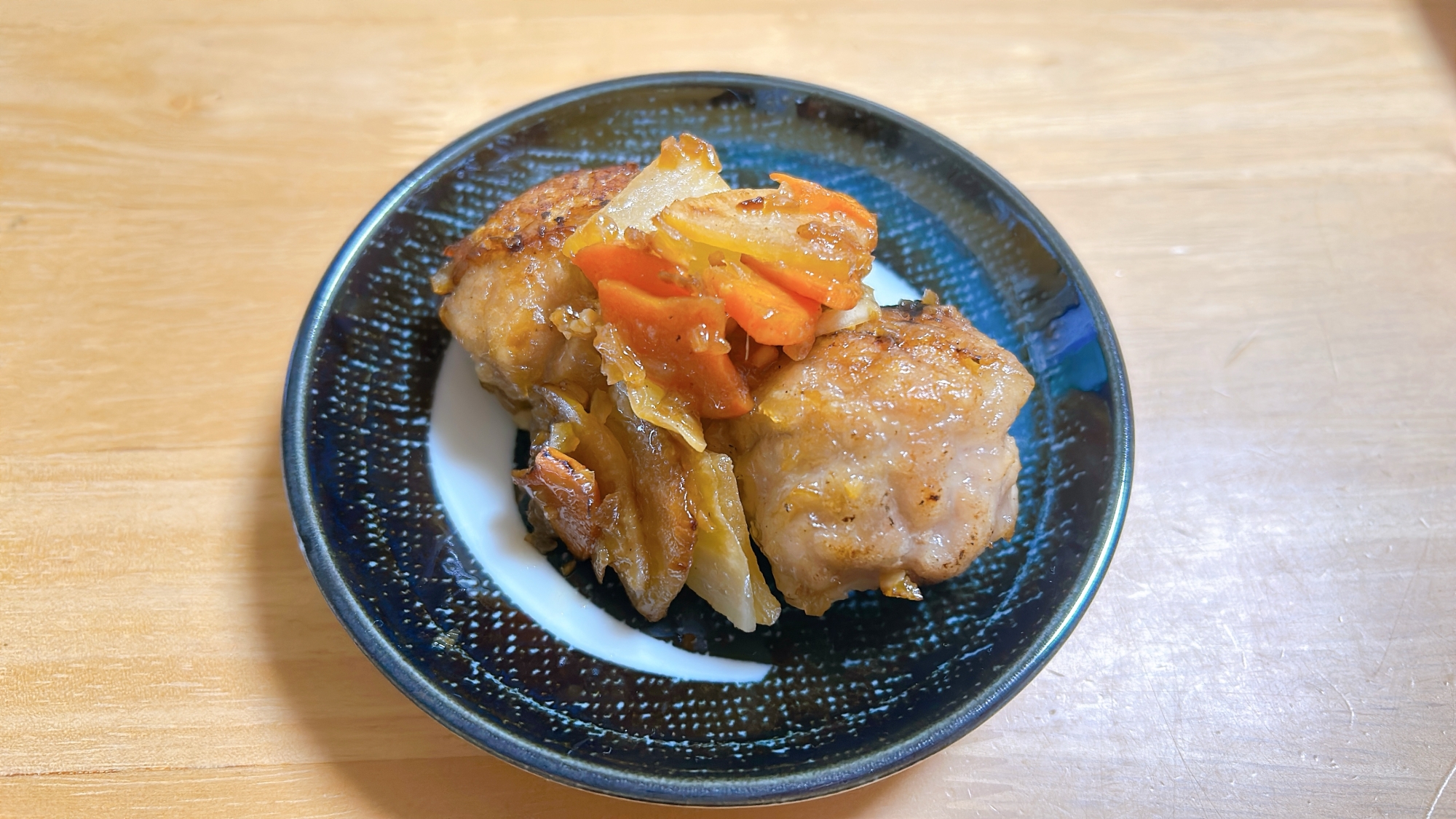 豚団子のガーリック醤油