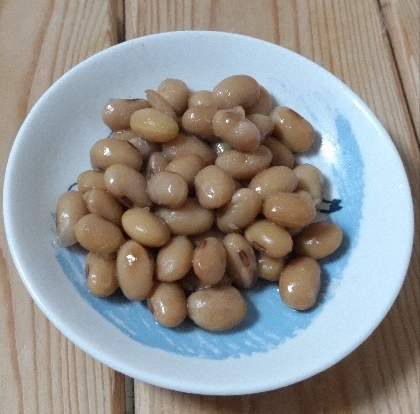生姜風味の大豆の醤油煮