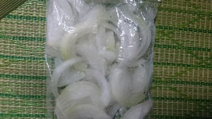 玉ねぎのスライスの冷凍保存方法