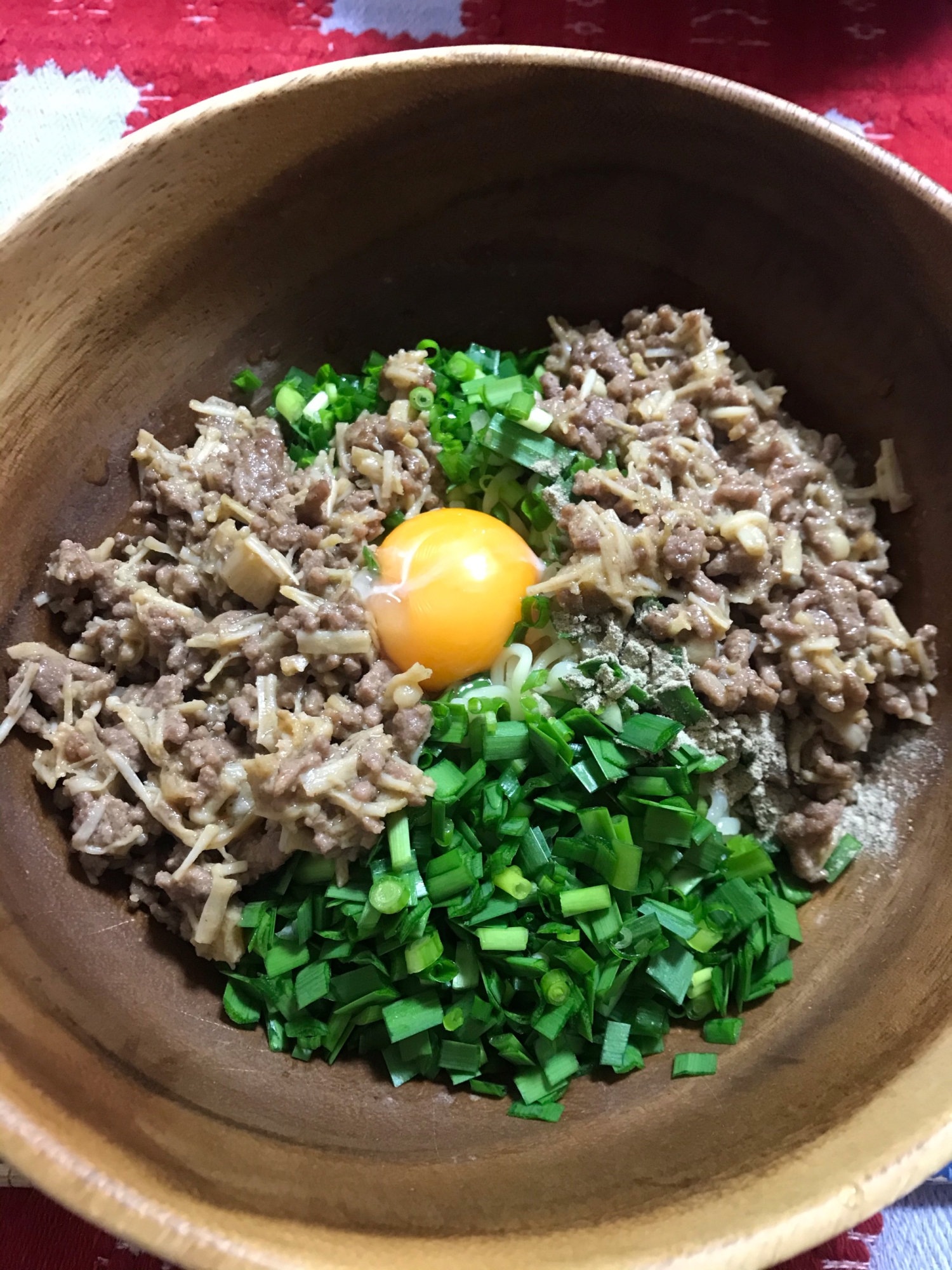 台湾風ピリ辛まぜ麺