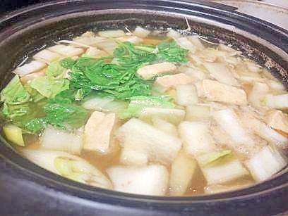 鶏むね肉の ヘルシー鍋(2025年早春の鍋(3))