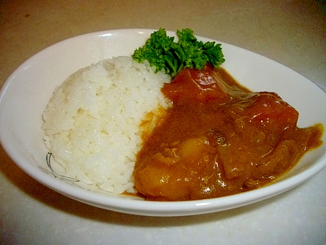 ココナッツミルクでカレー