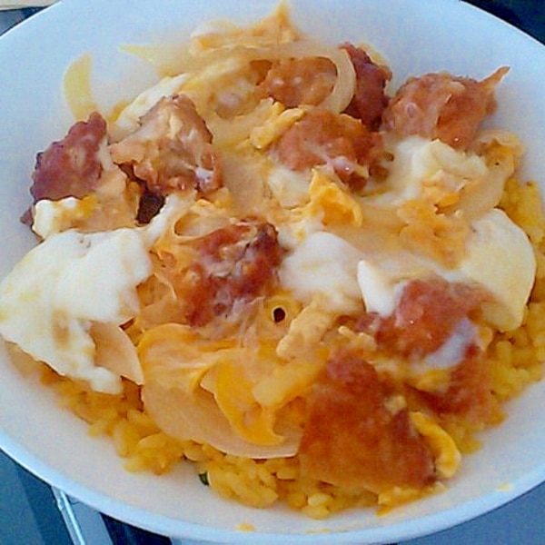 簡単リメイク 唐揚げの残りで卵とじ 丼 レシピ 作り方 By かっぺ4217 楽天レシピ 簡単リメイク 唐揚げの残りで卵とじ 丼 レシピ 作り方 By かっぺ4217 楽天レシピ
