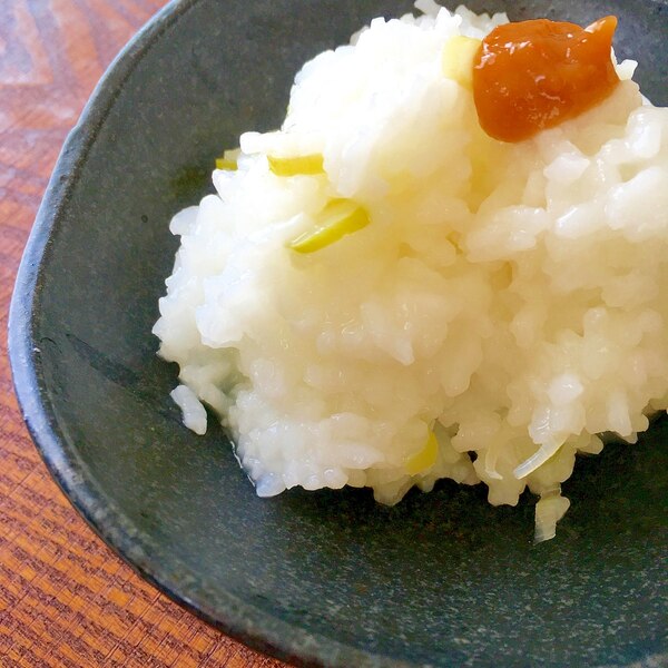 うめねぎおかゆ レシピ 作り方 By Ciciino 楽天レシピ うめねぎおかゆ レシピ 作り方 By Ciciino 楽天レシピ