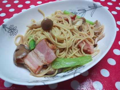 きのこの和風パスタ