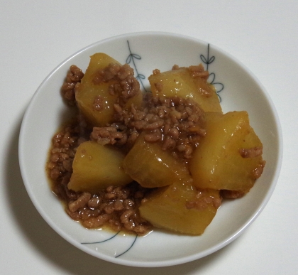 ゴハンがすすむ～☆大根のひき肉あんかけ
