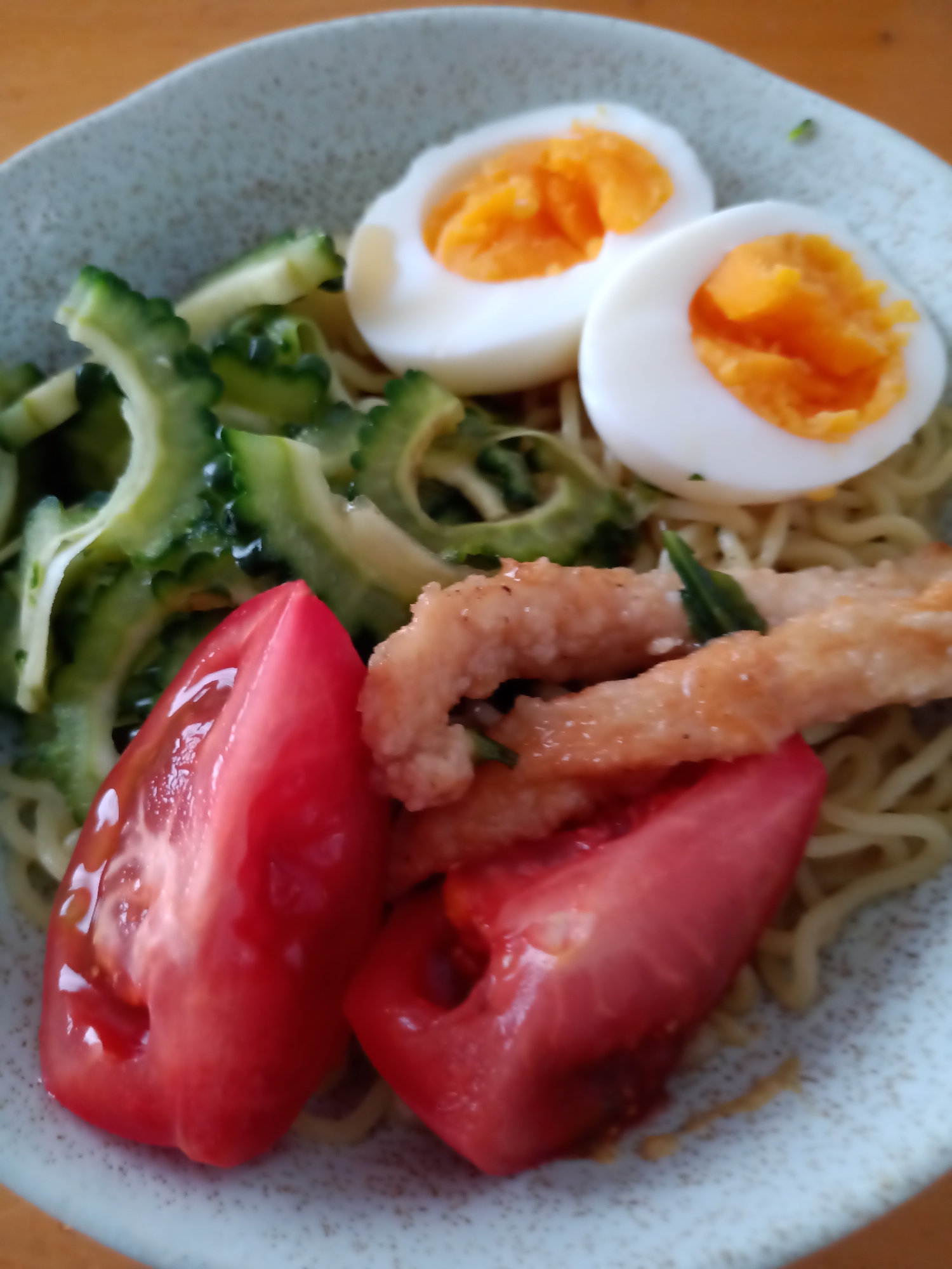 めんつゆでラーメン