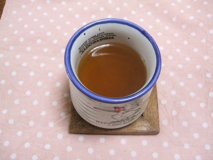 こんばんわ(^^)逆探知でこのレシピに辿り着きました。ほうじ茶にしょうが、すごい美味しい♪体が冷えて寒かったので、温まれました。ご馳走様（＾◇＾）
