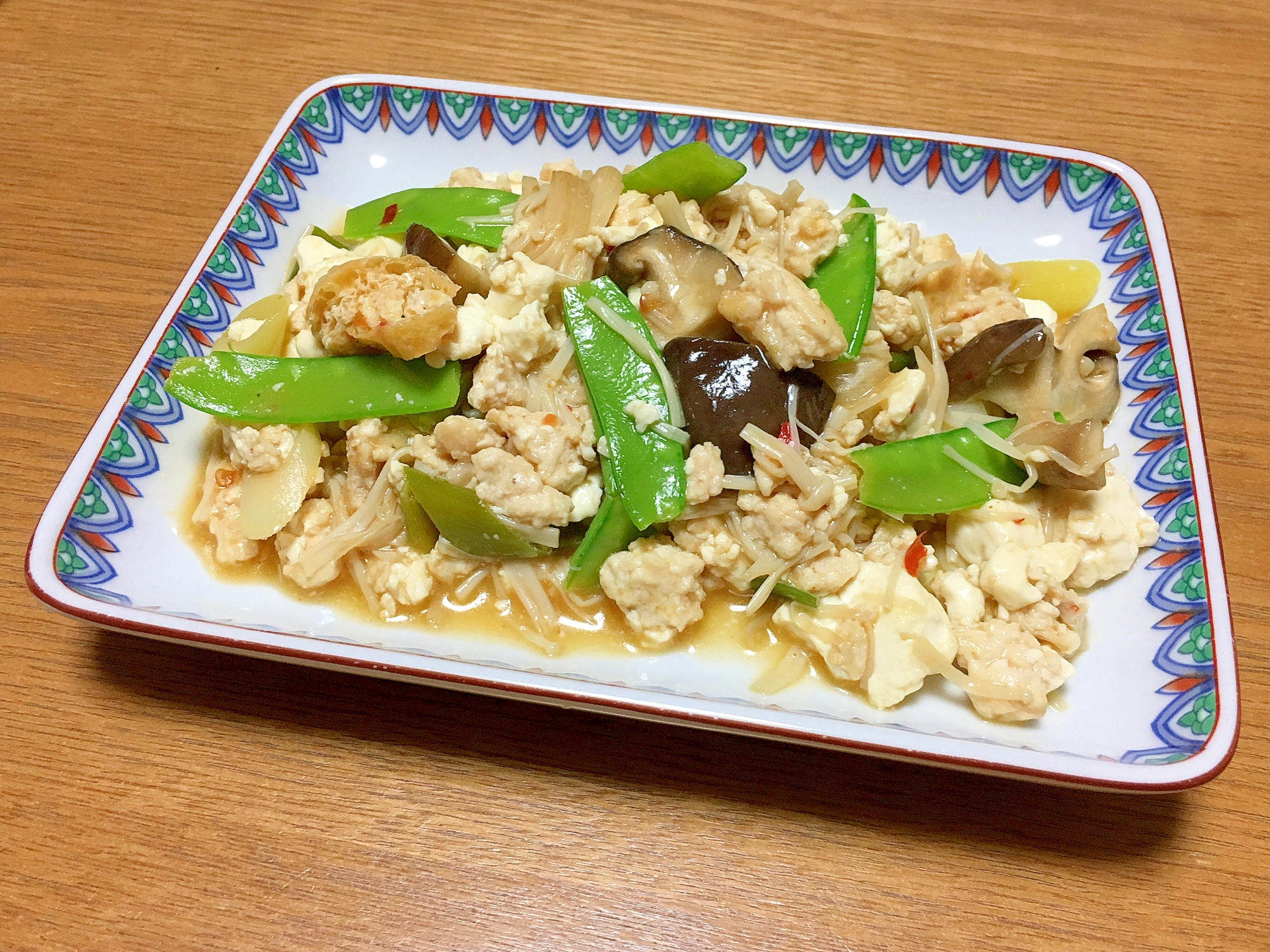 豆腐と野菜のヘルシー豆板醤炒め