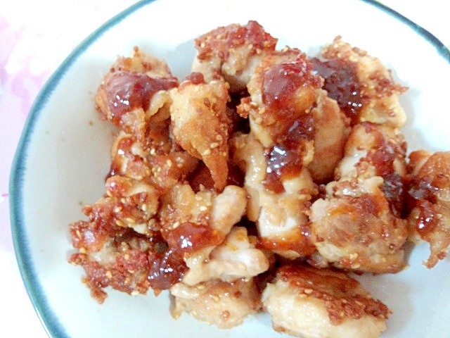 唐揚げの甘酢ソース