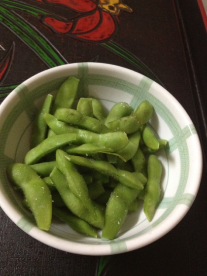 美味しくてたくさんたべちゃいました。夏の枝豆は最高ですね(*^◯^*)