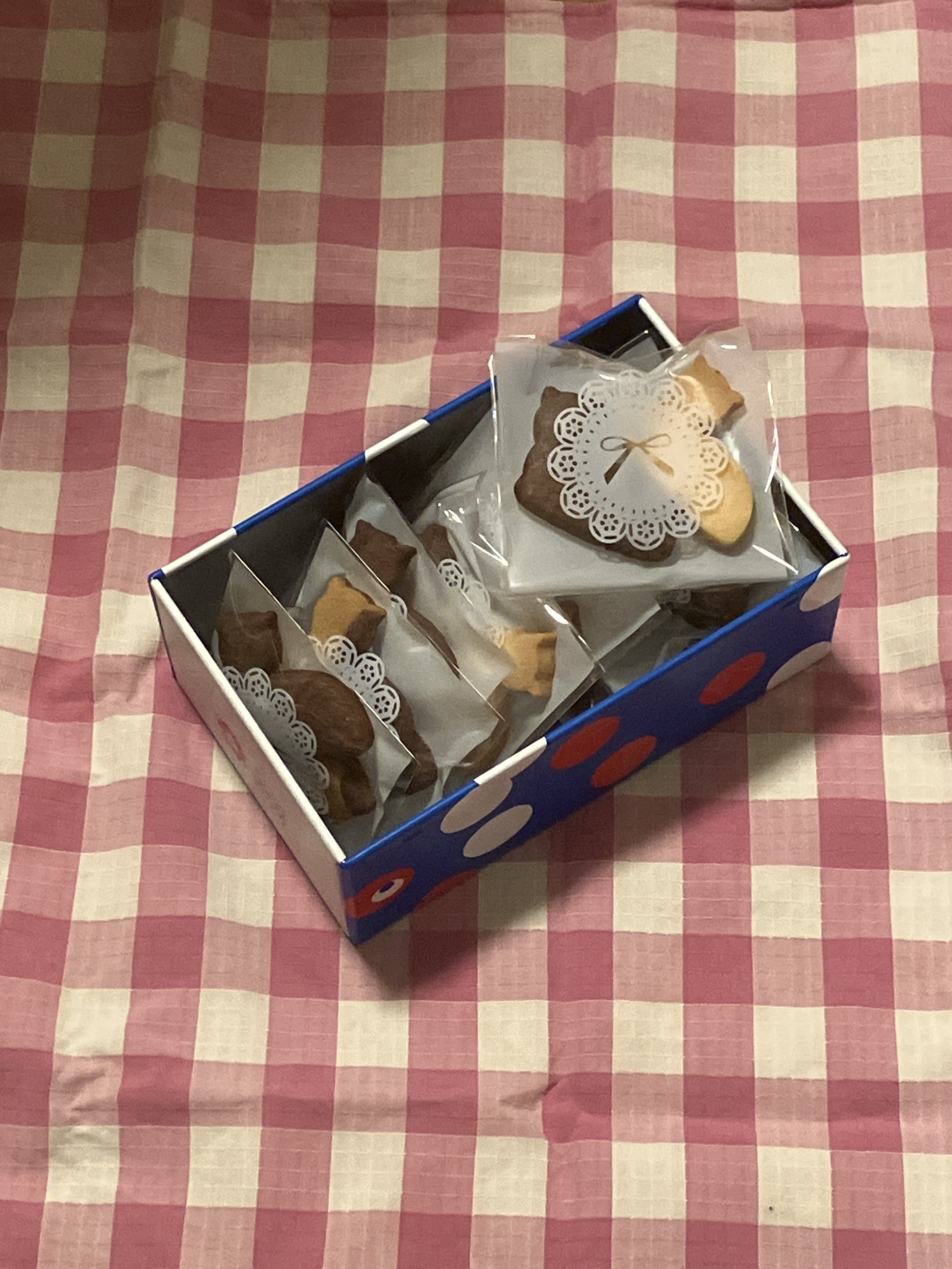 うちのおやつ　バレンタインに　ココアクッキー