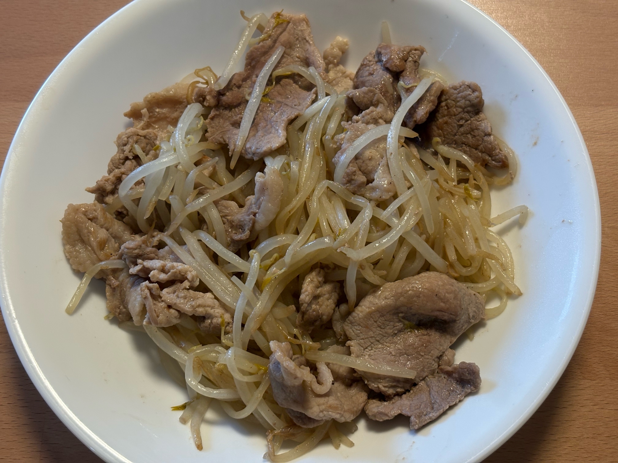 豚肉ともやし炒め