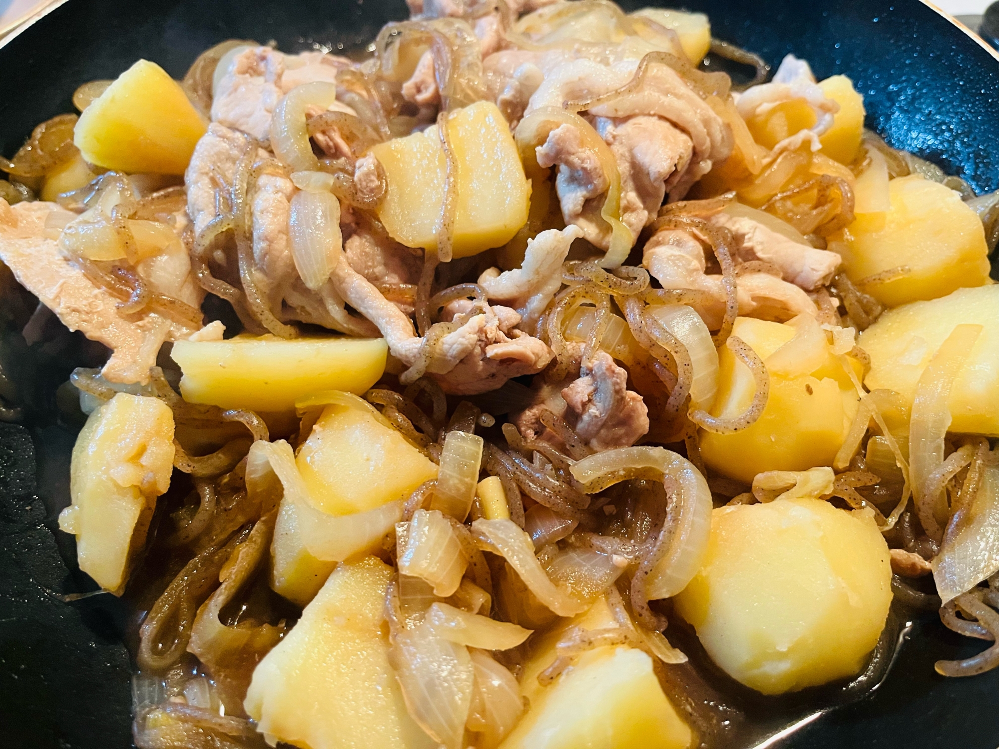レンジで時短！肉じゃが