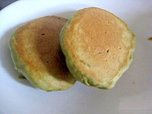 お砂糖なし 青汁ホットケーキ レシピ 作り方 By 骨付き鶏 楽天レシピ