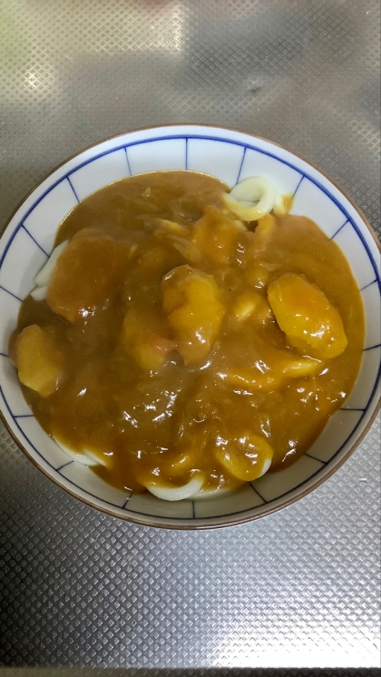 残ったカレーで作るカレーうどん