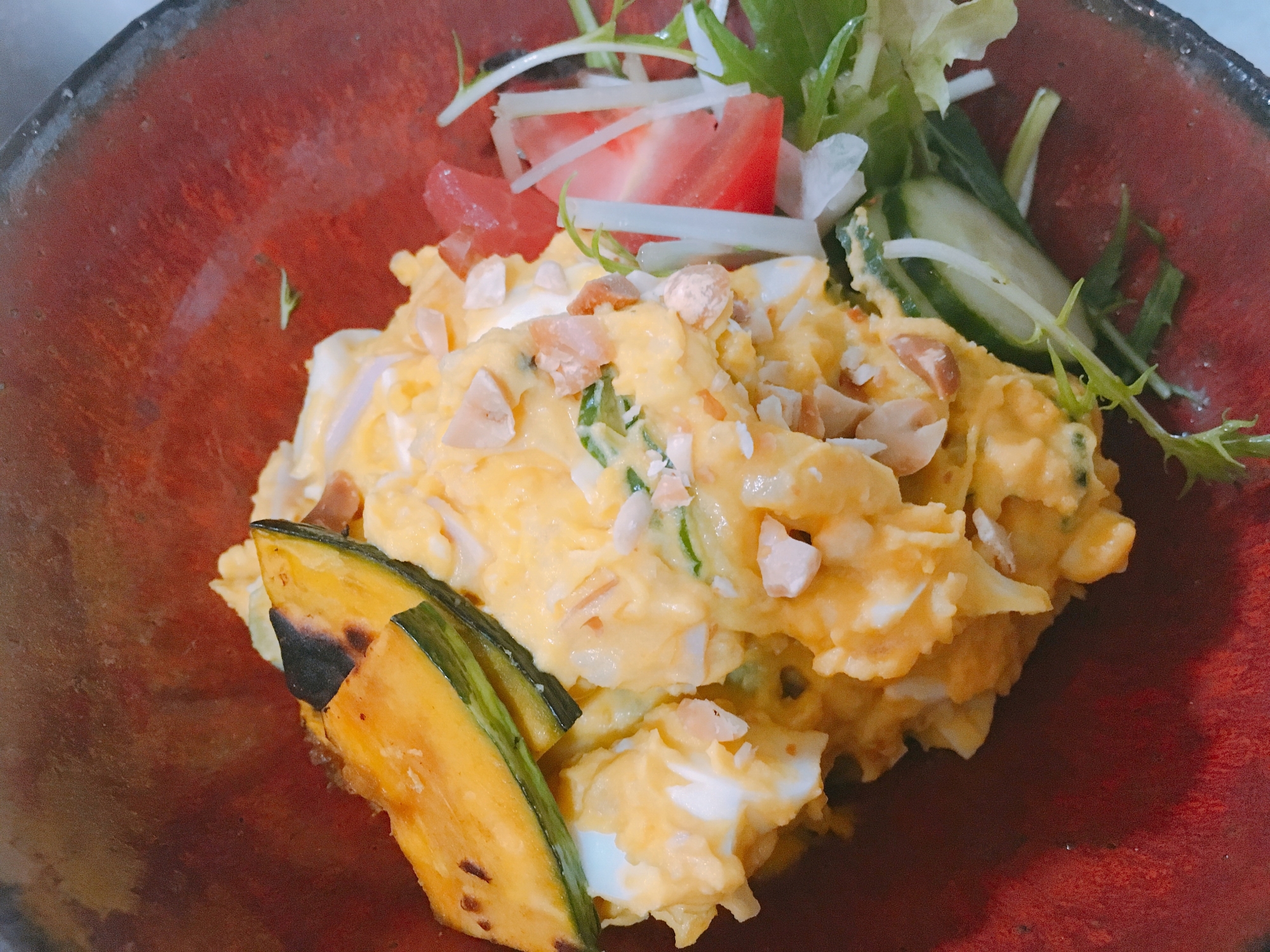 かぼちゃのサラダ デパ地下風 レシピ 作り方 By Balletmom 楽天レシピ