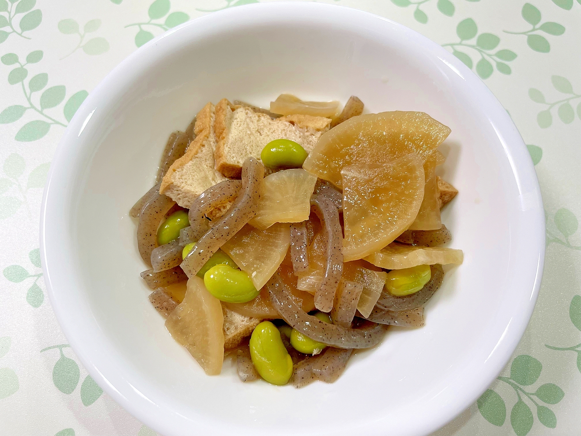 厚揚げ・大根・こんにゃくの煮物