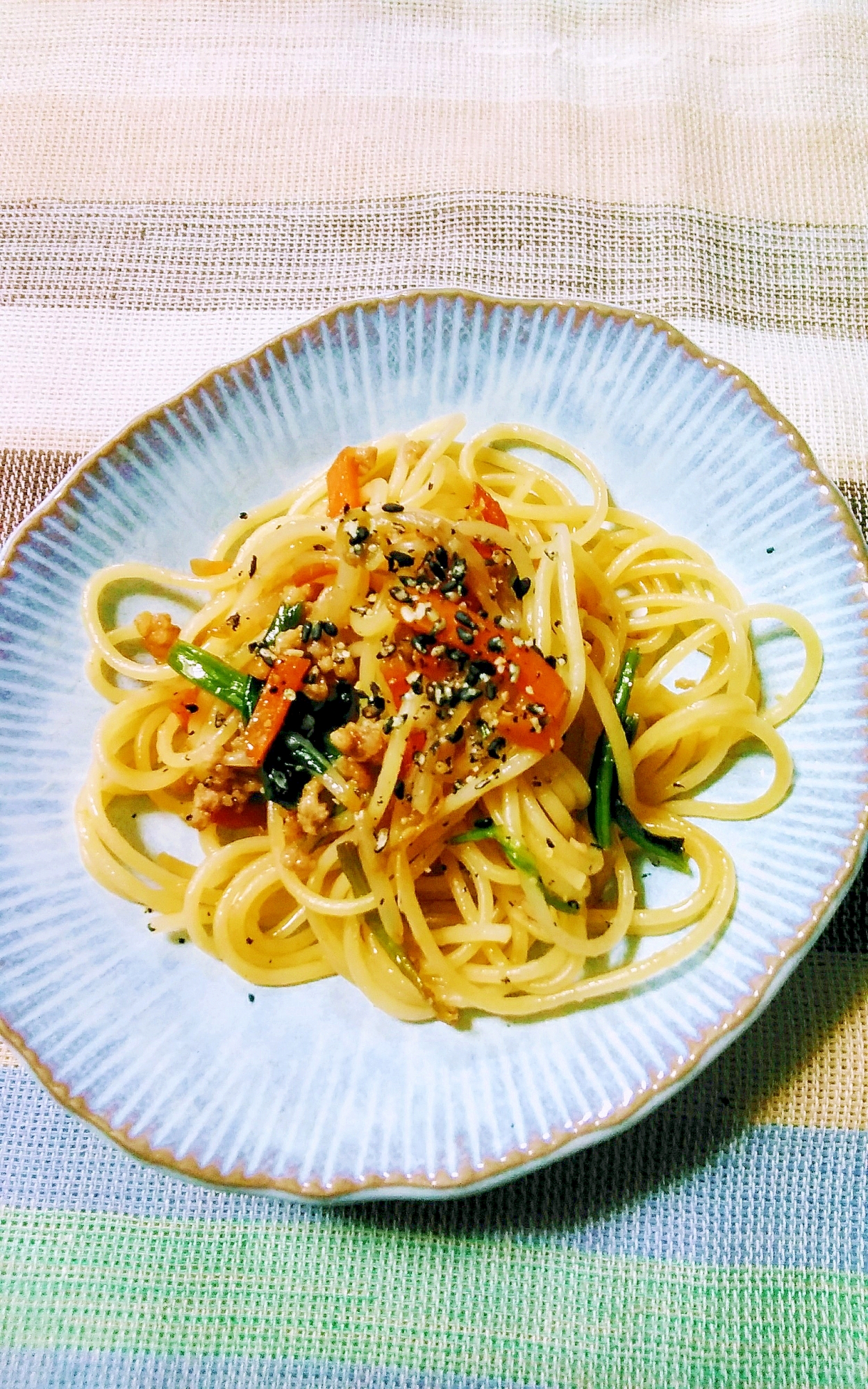 残ったナムルde旨パスタ