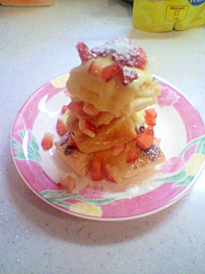 簡単 冷凍パイシートde ミルフィーユ レシピ 作り方 By ティーコスモス 楽天レシピ