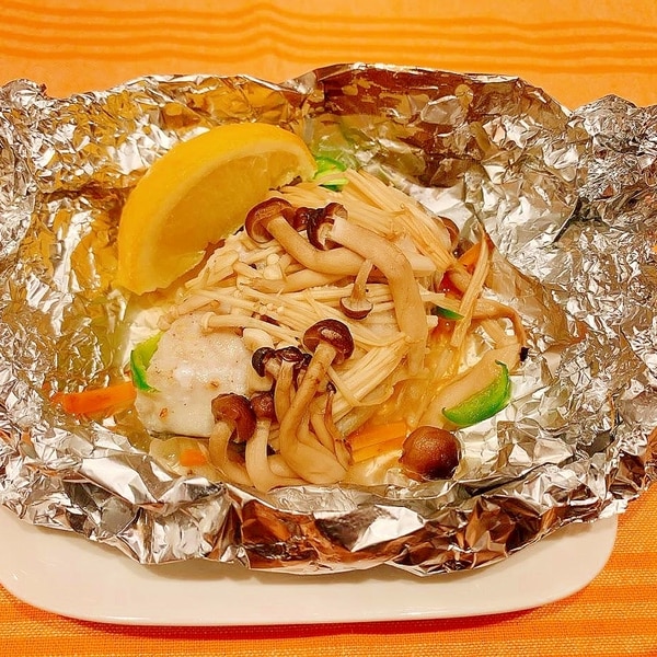 サワラとキノコのホイル焼き レシピ 作り方 By タカクッキング 楽天レシピ サワラとキノコのホイル焼き レシピ 作り方 By タカクッキング 楽天レシピ