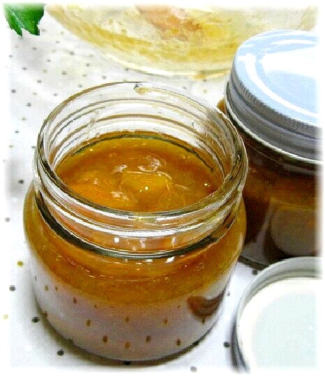 レンジでとろっとろ 柿ジャム レシピ 作り方 By はなまる子 楽天レシピ