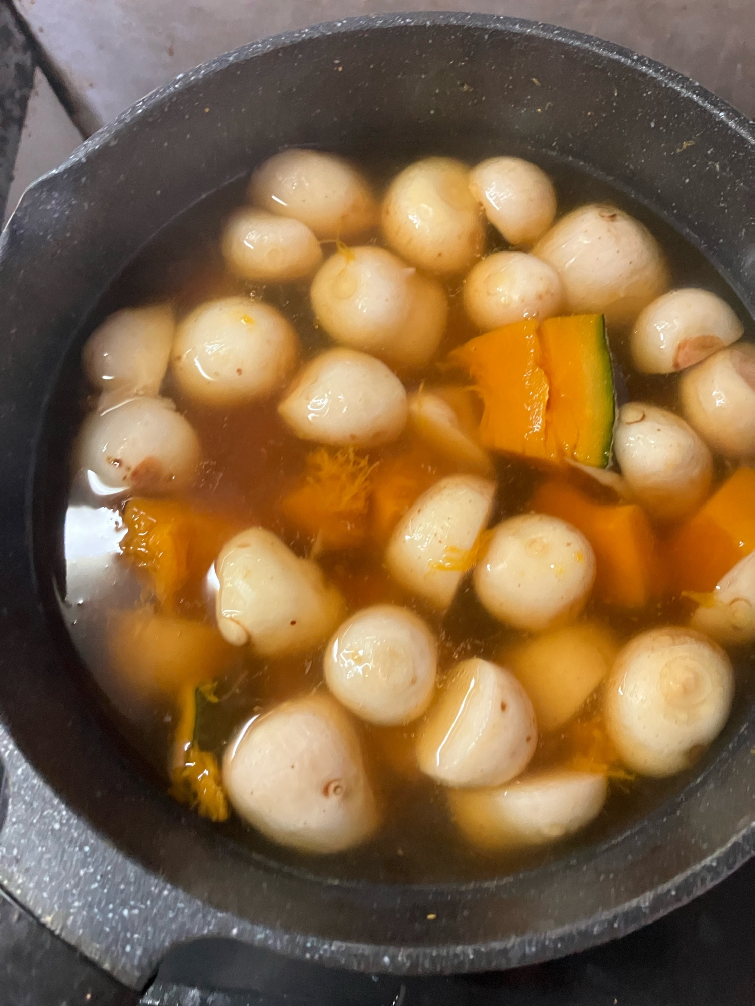 里芋とカボチャの煮物