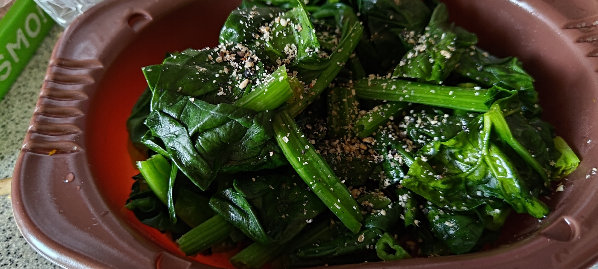 ほうれん草だし和え