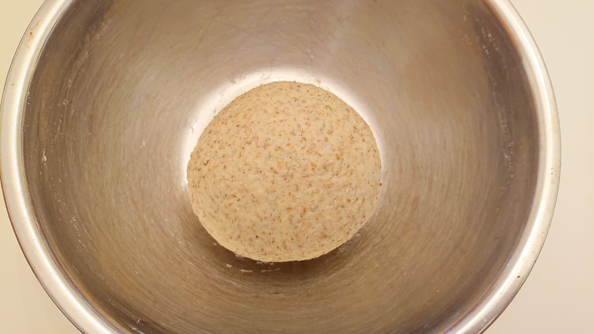 ライ麦全粒粉入り♥️我が家のピザ生地