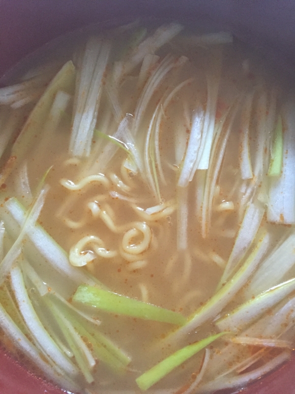 ネギラー油の味噌ラーメン