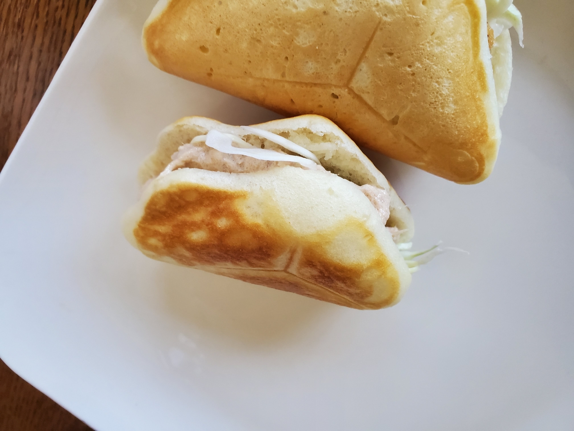 ツナマヨキャベツのピタパン風
