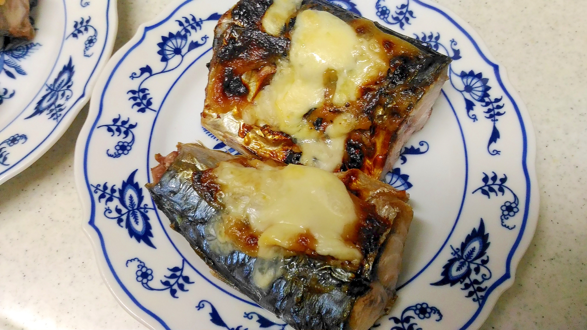鯖の味噌マヨチーズ焼き