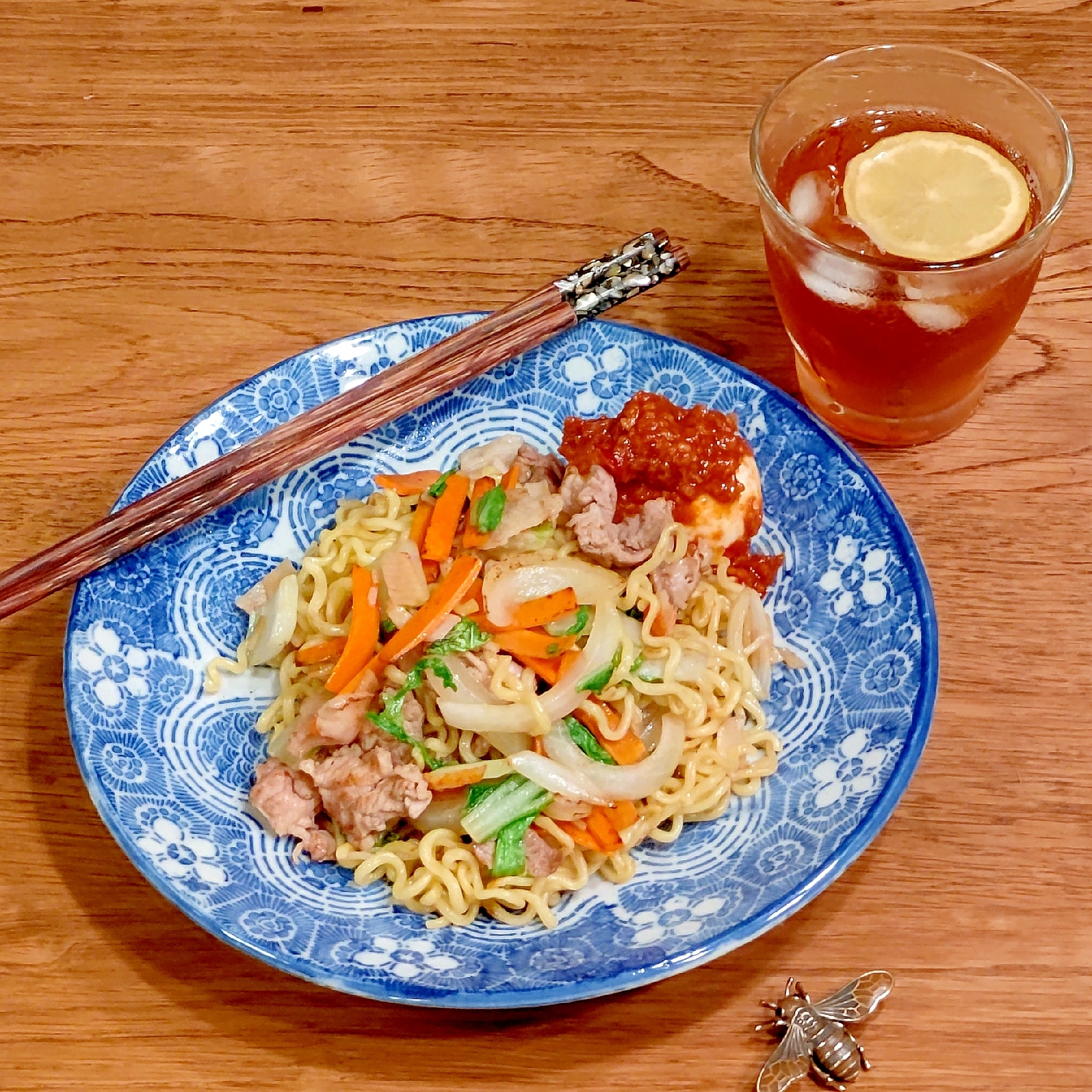 業スー19円の蒸し麺で☆上海焼きそば