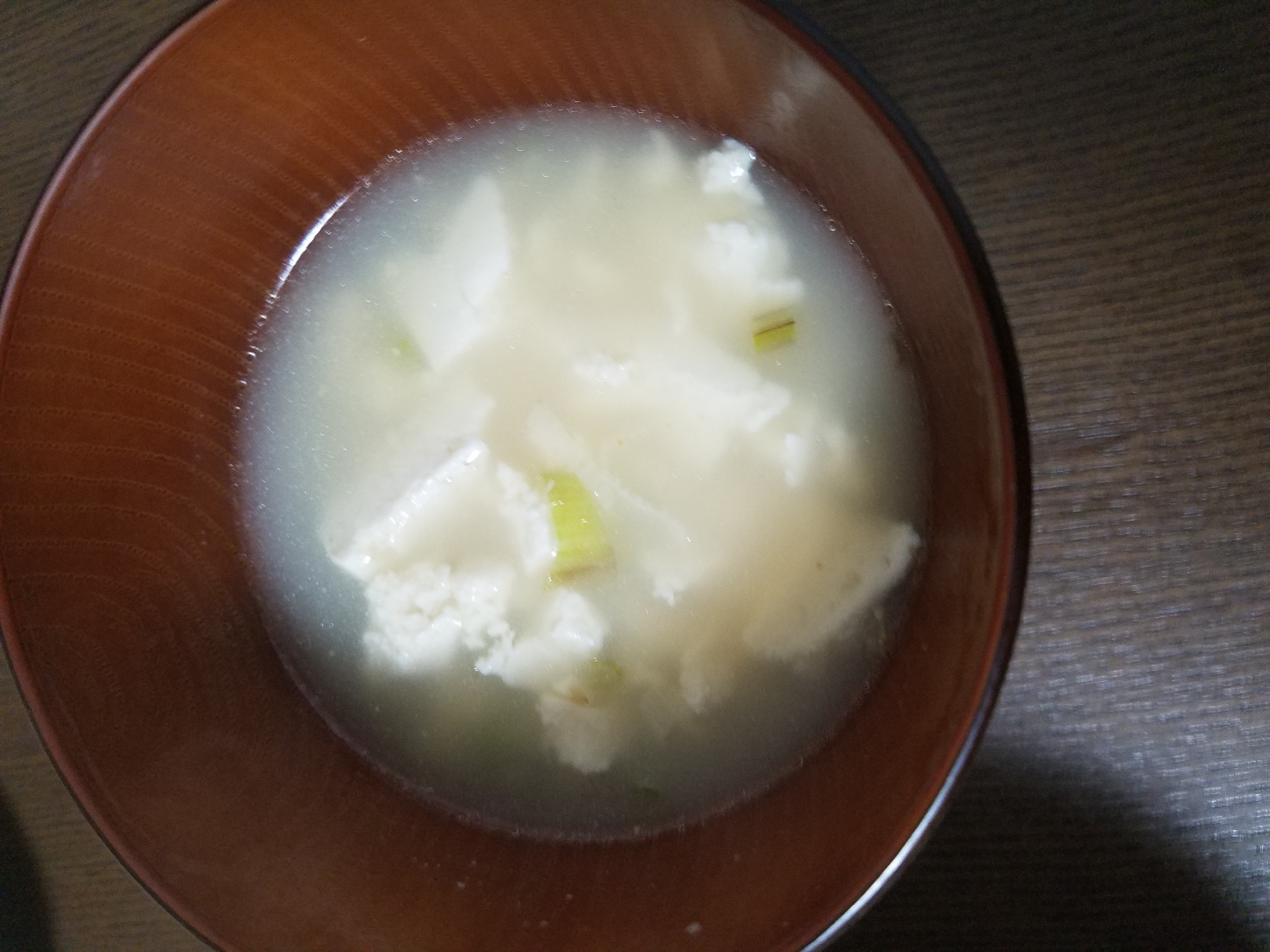 朧豆腐風スープ