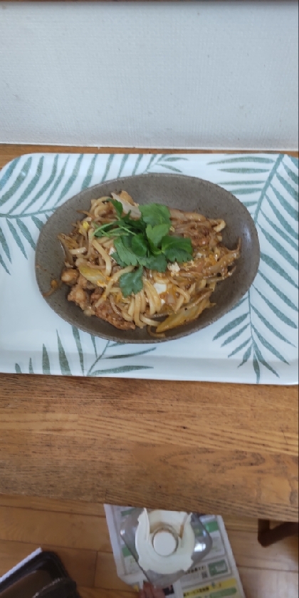 モツ焼きうどん