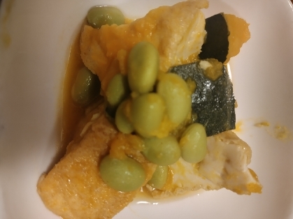 かぼちゃと厚揚げの煮物