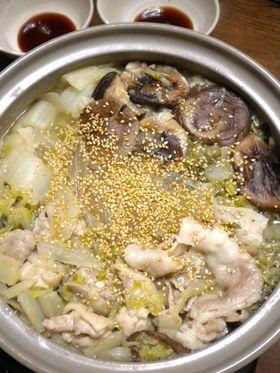 ポン酢で食べよう！たっぷり白菜鍋