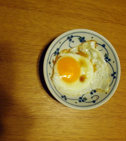 レモン醤油の目玉焼き