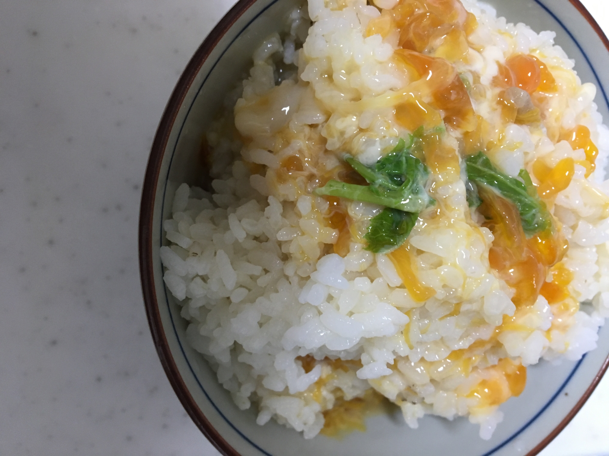 節約☆自家製大根の葉っぱで玉子丼(*^^*)