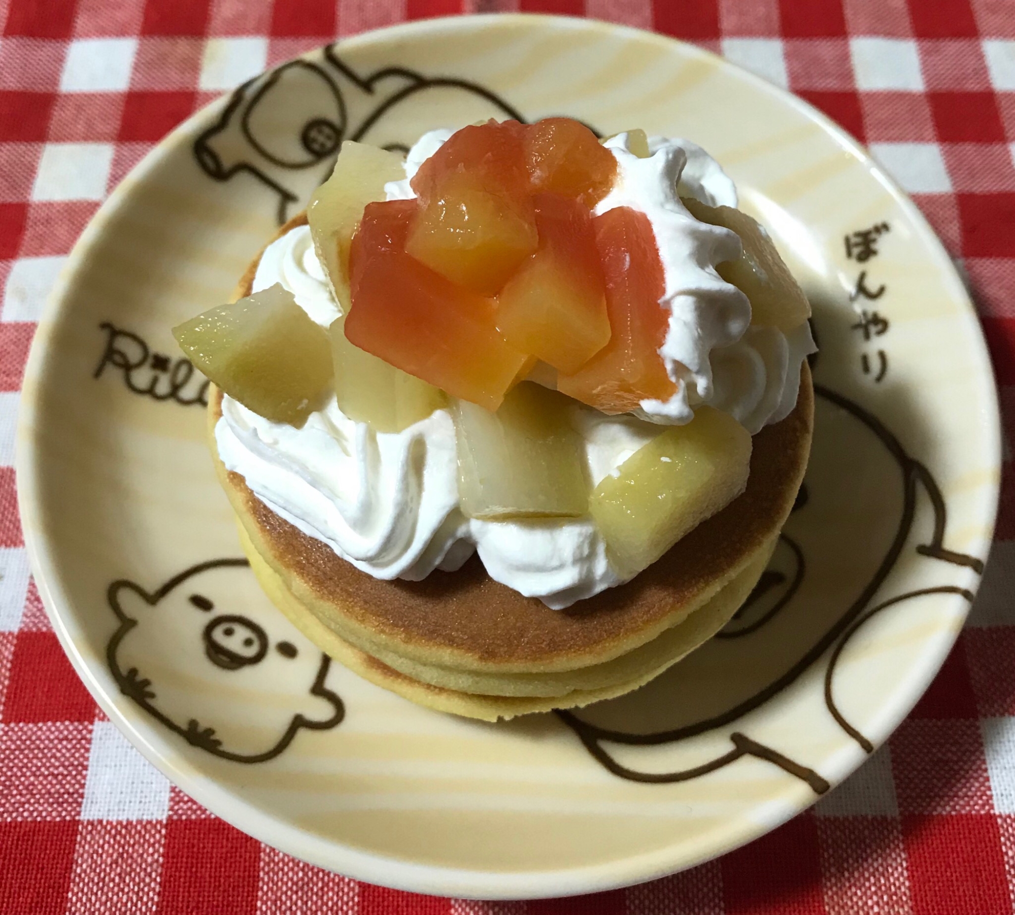 桃と蜂蜜ホイップクリームのパンケーキ レシピ 作り方 By とも 楽天レシピ 桃と蜂蜜ホイップクリームのパンケーキ レシピ 作り方 By とも 楽天レシピ