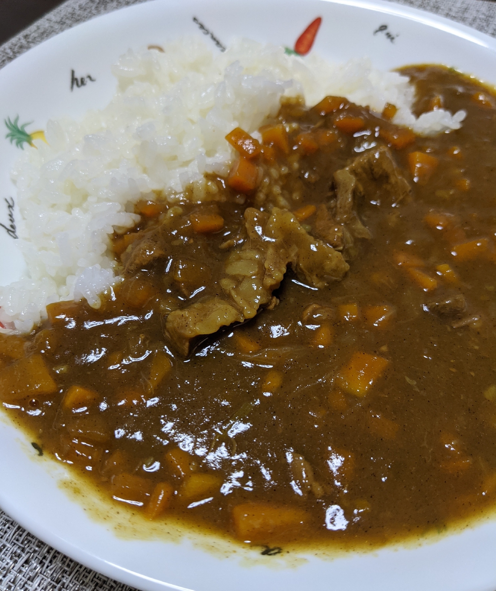 【牛すじカレー　圧力鍋なしの簡単調理】