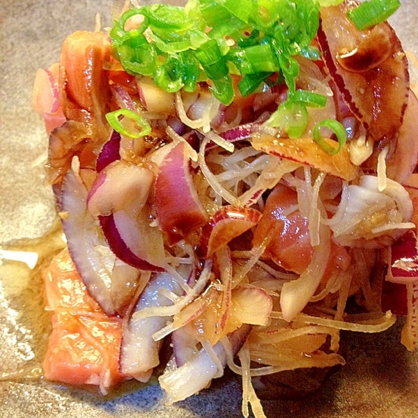 大根のつまとサーモンのさっぱり和え レシピ 作り方 By ゴールデンアルジータ 楽天レシピ 大根のつまとサーモンのさっぱり和え レシピ 作り方 By ゴールデンアルジータ 楽天レシピ